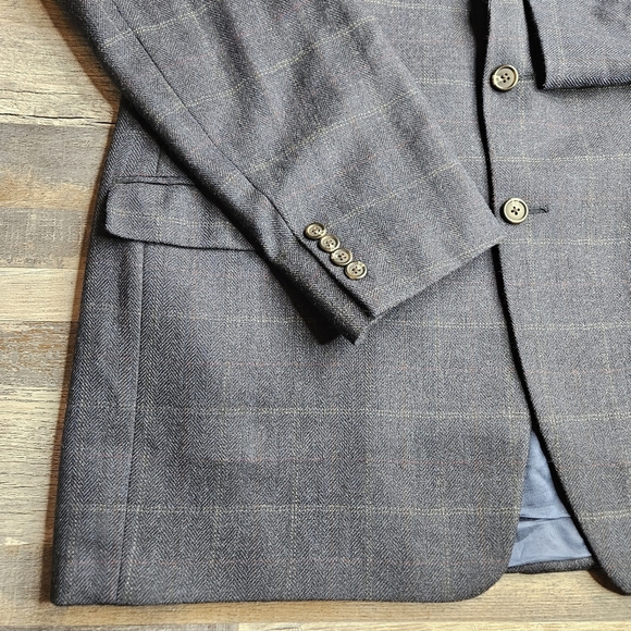 Lauren Ralph Lauren Men's Blazer Jacket Navy Blue Lamb's Wool - Picture 5 of 16